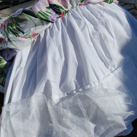 LOVELY Vintage FLORAL Dress TOP OF THE CLASS Size 14 - Picture 3 of 7